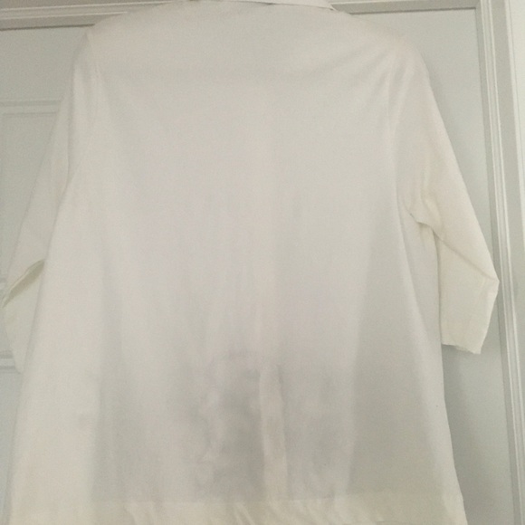 WHYCI Milano White Blouse - Size 44 (Med) - Picture 4 of 4